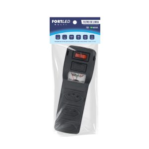 Filtro de Linha com Voltímetro Analógico – 3 Tomadas