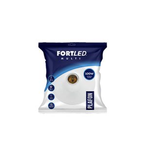 Plafon Soquete E-27 Porcelana – Branco