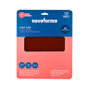 Lixa 120 - Pacote com 10 unidades