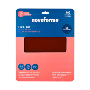 Lixa 180 - Pacote com 10 unidades